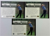 A Collection of Upper Deck Golf Trading Cards Featuring Justin Leonard and Colin Montgomerie with Two Authentic Autographs