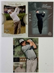 A Collection of Upper Deck Golf Trading Cards Featuring Justin Leonard and Colin Montgomerie with Two Authentic Autographs