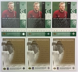 A Collection of Upper Deck Golf Trading Cards Featuring Justin Leonard and Colin Montgomerie with Two Authentic Autographs
