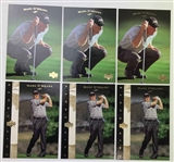Collection of Approximately 70 Tom Lehman and Mark O'Meara Golf Trading Cards Including Autographs and Memorabilia