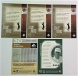 Collection of Approximately 70 Tom Lehman and Mark O'Meara Golf Trading Cards Including Autographs and Memorabilia