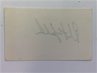 9 Signed Major Winners 3x5 Cards W/ Mickelson, Middlecoff, etc. JSA ALOA