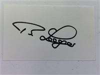 9 Signed Major Winners 3x5 Cards W/ Mickelson, Middlecoff, etc. JSA ALOA