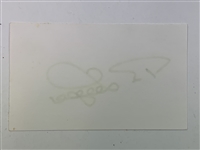 9 Signed Major Winners 3x5 Cards W/ Mickelson, Middlecoff, etc. JSA ALOA