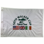 50th Walker Cup 2025 Cypress Point Club Commemorative Embroidered Golf Flag