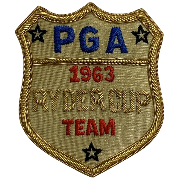 1963 PGA Ryder Cup Team Bullion Blazer Patch