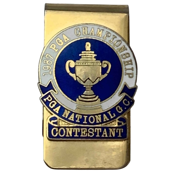 Fuzzy Zoellers 1987 PGA Championship at PGA National Contestant Money Clip - Mazzeo Collection