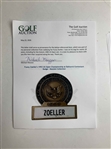 Fuzzy Zoeller's 1993 US Open Championship at Baltusrol Contestant Badge - Mazzeo Collection