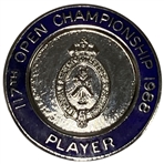 Fuzzy Zoellers 1988 Open Championship at Royal Lytham and St Annes Contestant Badge - Ballesteros Win