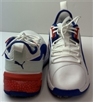 Rickie Fowler Personally Issued Red, White & Blue Puma Shoes & Signed 2014 Ltd Ed Cobra Driver JSA ALOA