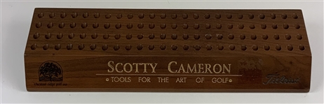 Scotty Cameron Walnut Divot Tool Display Stand and Two Studio Design Divot Tools
