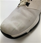 Champion Jon Rahm's 2023 Genesis Invitational Worn Travis Matthew 'The Ringer' Spiked Golf Shoe w/ Riviera Sole Sticker Right Foot - Size 11