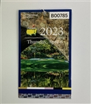 A Collection of Four 2023 Masters Tournament Daily Badges - Jon Rahm Champion 