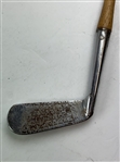Vintage Trump Hand Forged Chromium Blade Putter with Hickory Shaft