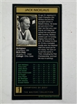 Jack Nicklaus Signed '1963' Masters Collection GSV Golf Card JSA ALOA
