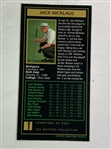 Jack Nicklaus Signed '1966' Masters Collection GSV Golf Card JSA ALOA