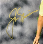 Jack Nicklaus Signed 1986 Masters 'Putter Raise' Color Contrast Photo in Gold Marker JSA #N48286