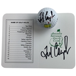 Fred Couples Signed ANGC Scorecard and Golf Ball JSA ALOA