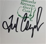 Fred Couples Signed ANGC Scorecard and Golf Ball JSA ALOA