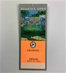 Complete 2002 US Open at Bethpage Ticket Set w/ Program - Tiger Woods Win
