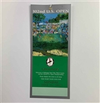 Complete 2002 US Open at Bethpage Ticket Set w/ Program - Tiger Woods Win