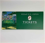 Complete 2002 US Open at Bethpage Ticket Set w/ Program - Tiger Woods Win