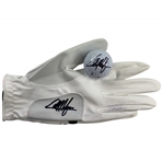 Collin Morikawa Signed FootJoy Golf Glove and TaylorMade Golf Ball JSA ALOA
