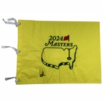 Ludvig Aberg Signed 2024 Masters Embroidered Flag - Debut & Runner-Up JSA ALOA