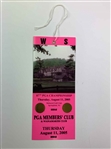 2005 PGA Championship Tickets & Scorecard from Baltusrol Golf Club - Phil Win
