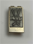 A Collection of Golf Tournament and Country Club Commemorative Metal Money Clips