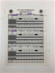 Tiger Woods Signed 1999 PGA Championship Final Round Actual Walking Scorer Scorecard - 1st PGA Champ Win PSA/DNA