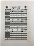 Tiger Woods Signed 1999 PGA Championship Final Round Actual Walking Scorer Scorecard - 1st PGA Champ Win PSA/DNA
