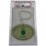 1997 Mastercard Colonial Sunday Grounds Badge Tiger Woods T4