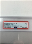 PSA 5 2003 Buick Open Tiger Woods Clinic VIP Skybox Credential