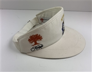 Two Pieces of 1991 Ryder Cup Kiawah Island Memorabilia Including Framed Ticket and Visor