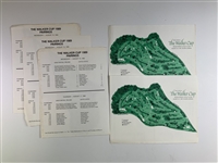 A Collection of 1989 Walker Cup Golf Memorabilia Including Framed Display and Ephemera