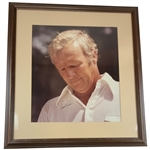 Arnold Palmer Signed Color Portrait Photo - Framed JSA ALOA