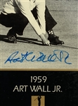 Art Wall Jr. Signed 1959 Grand Slam Ventures Champions of Golf Art Wall Jr. Card JSA ALOA