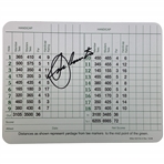 Seve Ballesteros Signed Augusta National Scorecard JSA ALOA 