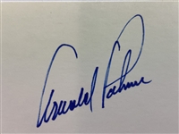 Eight Masters Champs W/Nicklaus, Palmer, Player, Picard, Snead Signed 3x5 Index Cards JSA ALOA