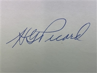 Eight Masters Champs W/Nicklaus, Palmer, Player, Picard, Snead Signed 3x5 Index Cards JSA ALOA
