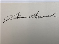 Eight Masters Champs W/Nicklaus, Palmer, Player, Picard, Snead Signed 3x5 Index Cards JSA ALOA