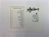 Champs Archer, Brewer, Casper, Burke & Aaron Signed Augusta National Scorecard JSA ALOA