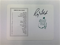 Zoeller, Crenshaw, Couples, Floyd & Goalby Signed Augusta National Scorecards JSA ALOA