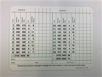 Zoeller, Crenshaw, Couples, Floyd & Goalby Signed Augusta National Scorecards JSA ALOA