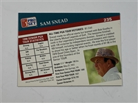 Sam Snead Signed 1991 Pro Set PGA Tour #235 Card JSA ALOA