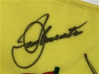 Seve Ballesteros, Jack Nicklaus, Tom Watson Highlight 12 Champ Signers  On Undated Masters Flag JSA ALOA