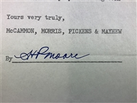 Ben Hogan Signed & Dated 1960 Letter Signed to Hogan regarding the Hogan Co. JSA ALOA