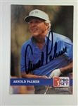 A Group of Signed Professional Golf Trading Cards Featuring Jack Nicklaus Arnold Palmer and Gary Player JSA ALOA