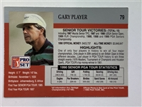 A Group of Signed Professional Golf Trading Cards Featuring Jack Nicklaus Arnold Palmer and Gary Player JSA ALOA